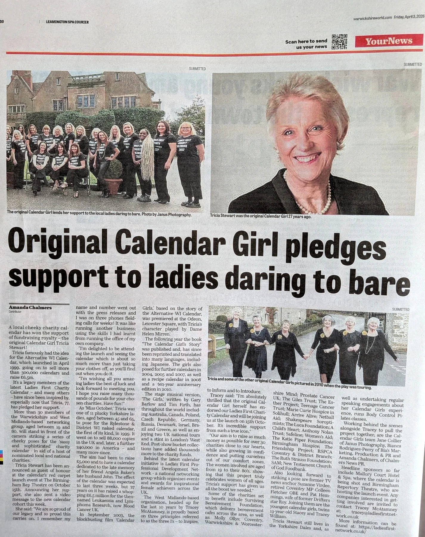 The Calendar Girls — Tricia Stewart